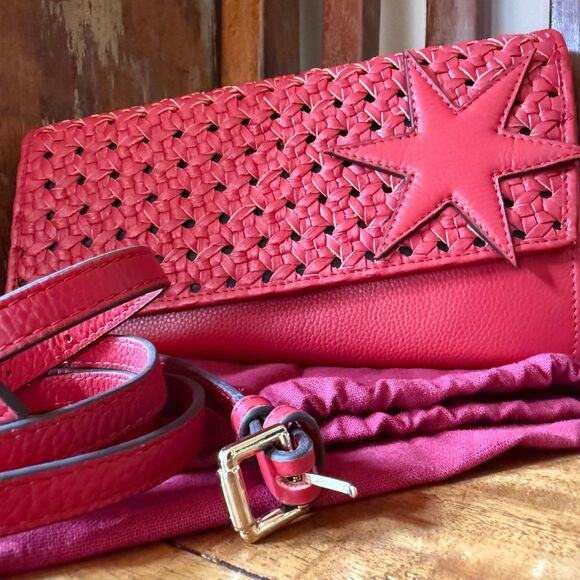 Lodis 1965 Americano Crossbody Bag Clutch Red - Picture 12 of 16